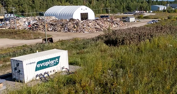 Ramo Evaplant® control centre at the Neuville Environmental Complex, Quebec