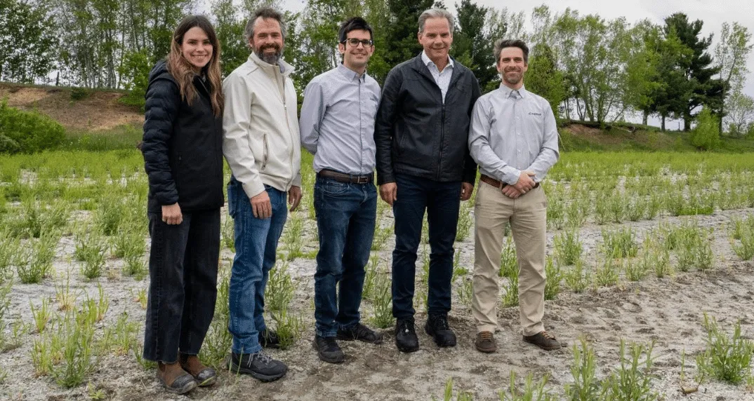 Sable Villeneuve and Ramo teams at the Terrebonne site