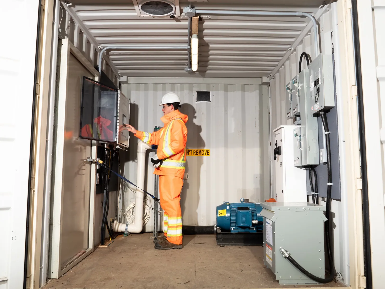 Automated Evaplant® control centre in Saint-Nicéphore, Quebec
